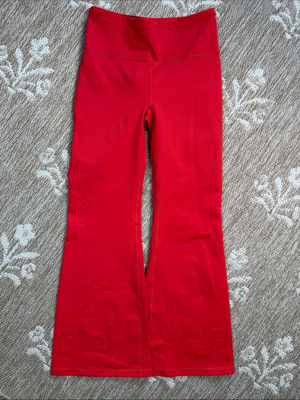 NWT Fabletics Red Flared Leggings